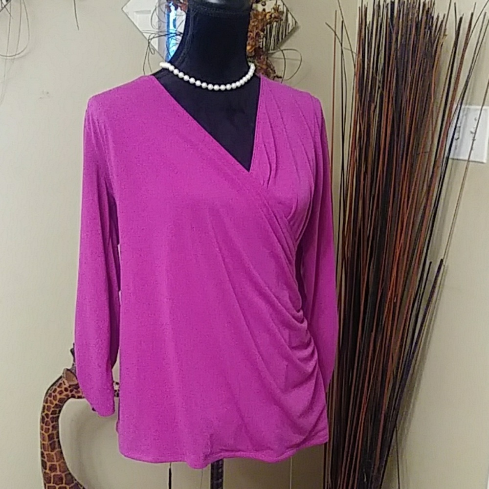 Lane Bryant Purple Top Sz 14/16